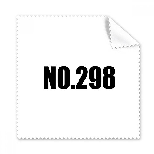 Chiffon de nettoyage pour lunettes No.298 Numéro Tissu microfibre pour écran téléphone 5pcs