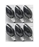 SWEET ONLINE DEAL Black Color Party Mini Night Light Bulb 6PC