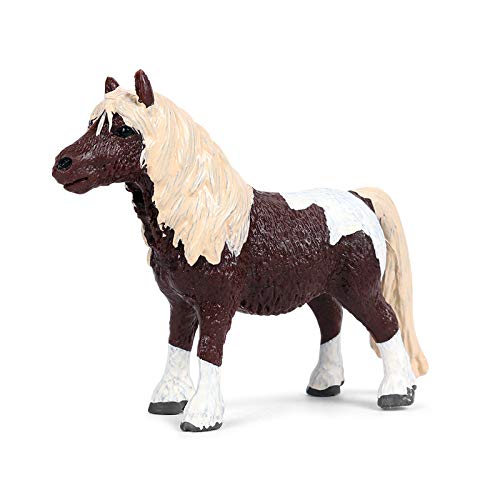 Rich Boxer Pony Figurine Realistic Plastic Pony Horse Figurine for Collection Science Educational Prop