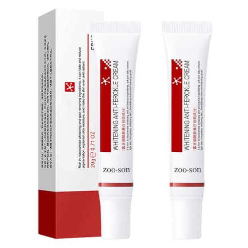 2 Piezas Crema facial eliminadora de manchas pigmentadas, crema correctora de manchas oscuras con niacinamida, vitamina C, crema antiedad para mujeres para manchas de la edad, pecas, piel brillante