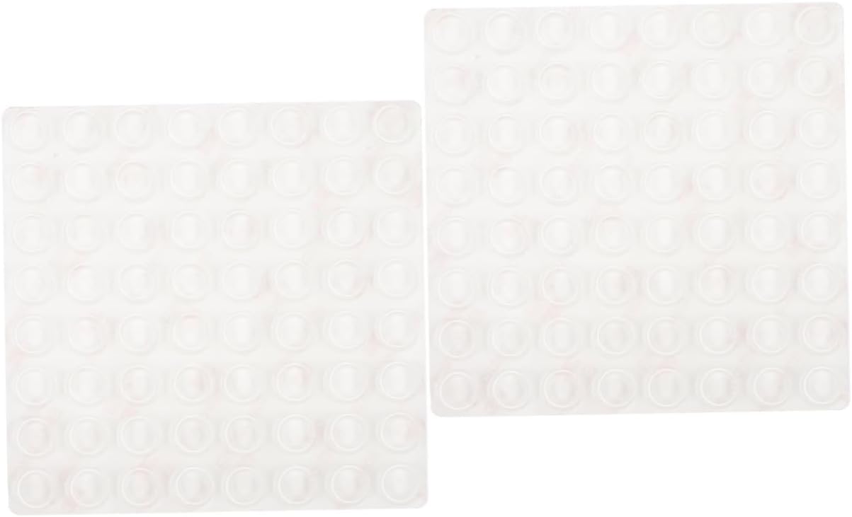 Balacoo 2pcs Adhesive Silicone Pads Bumpers for Cabinets Sound-dampening Pads for Furniture Bumpers to Prevent Damage and Scratches for Home Use