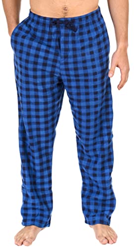 RUGGED FRONTIER Men's 2 Pack Cozy Polar Fleece Pajama Sleep Pants4