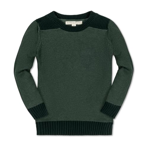Image of Hope & Henry Boys' Long Sleeve Crew Neck Pullover Sweater