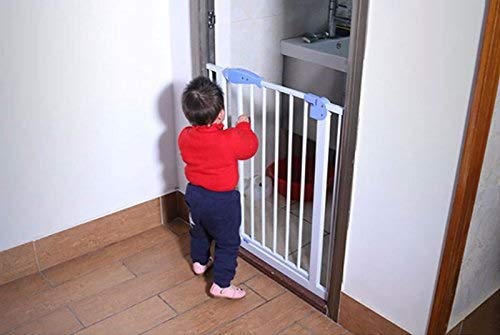 Barrière de sécurité métallique sous pression contre chutes escalier