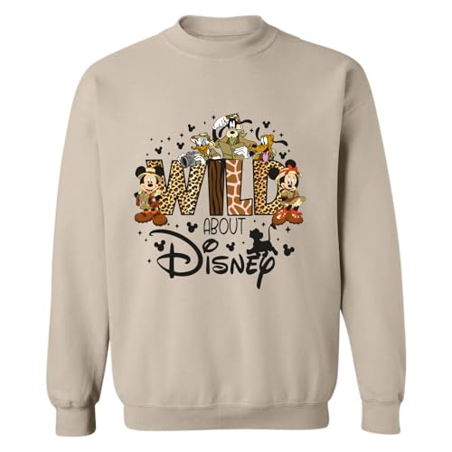 Kingdom Sweatshirt, Wild Sweatshirt, Mouse Head Sweatshirt, Vacay Mode Sweatshirt, Family Trip Sweatshirt,Safari Sweatshirt