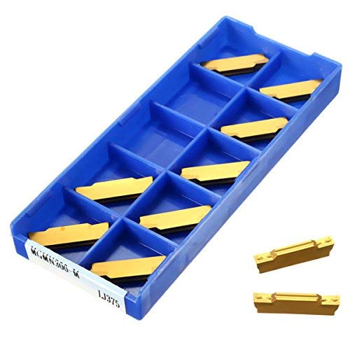 10 Inserti In Metallo Duro MGMN300-M - Per Fresatura E Tornio, Larghezza 3mm, Rivestimento PVD - Foto 10