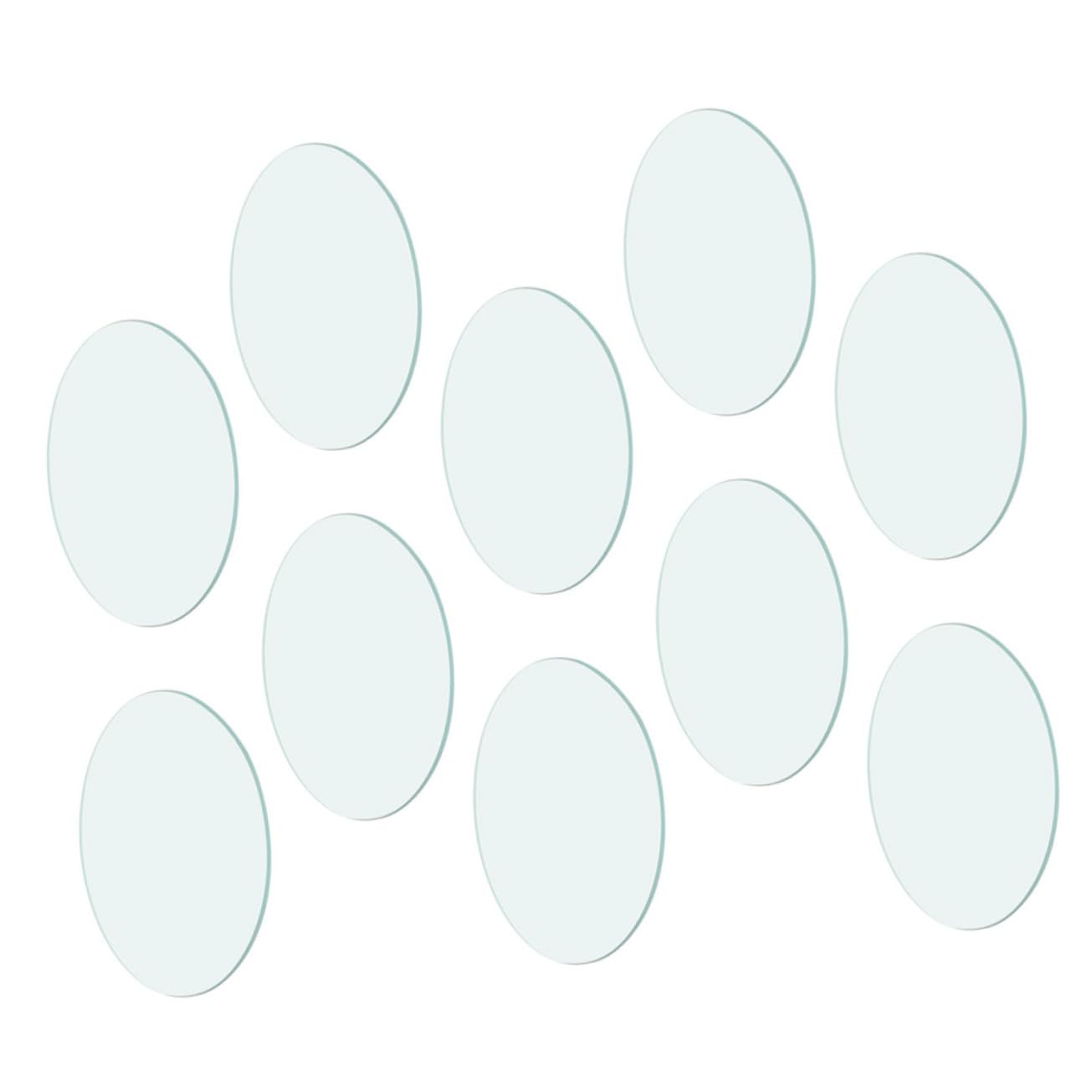 CHILDWEET 10pcs Glassware Safety Seal The Experiment Lab Equipment Experiments Data Flask Laboratory Watch Glasses Watch Glasses for Laboratory Chemistry Watch Glass Round Watch Glasses