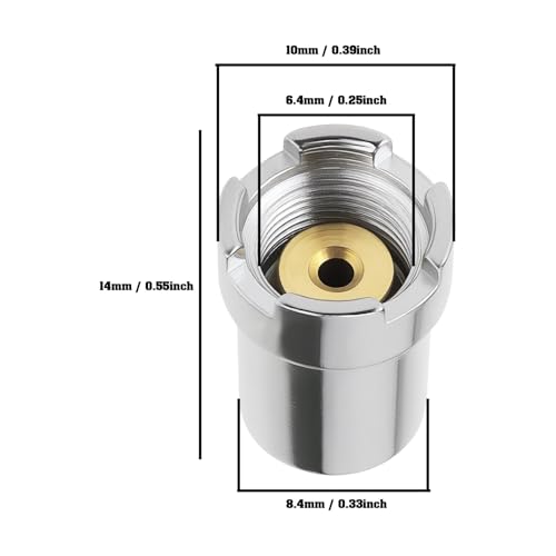 Image of ECSiNG 10pcs Thread Adapters Soldering Iron Adapter Connector Accessories Stainless Steel Thread Screw Converter for for Soldering Irons Circuit Board Repair