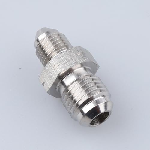 Image of AC PERFORMANCE Stainless Steel -3 AN Male Flare to M12 x 1.25 Brake Hose Fitting Adapter