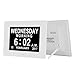 Produktbild LHZTZKA Demenz-Tagesuhr,Gedächtnisverlust Digitalkalender-Tagesuhr,mit Übergroße Schrift Wecker Digital Bilderrahmen Groß Tischuhr/Wanduhr 8 Zoll Standuhr