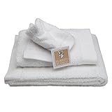 MEDIDAS: 1 Toalla de 30x50cm - 1 Toalla de50x100cm - 1 Toalla de 70x140cm.