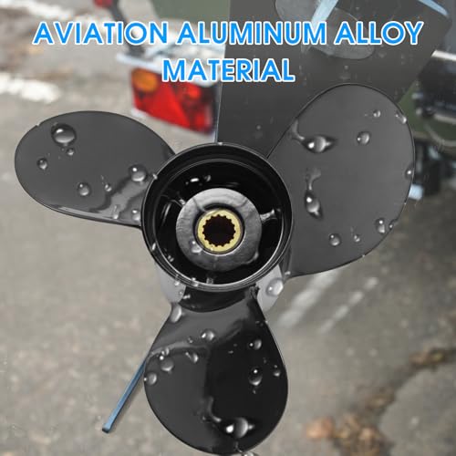 Image of 13 x 19 Aluminum Boat Propeller for Mercury Engines 40 50 60 70 75 80 90 100 115 125 140 150HP 48-77346A45 15Spline Tooth RH