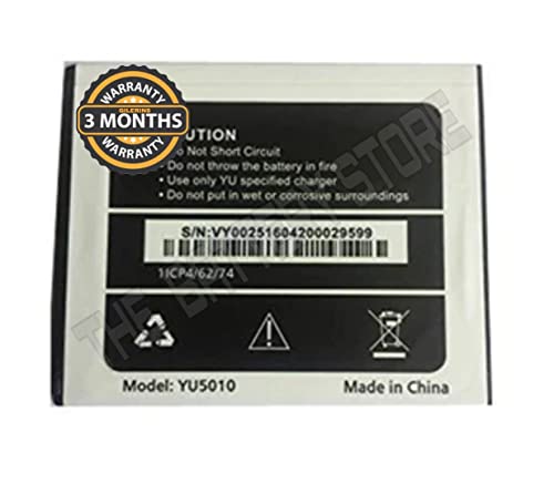 Image of THE BATTERY STORE Orignal Battery Mobile Battery Compatible with Micromax Yuphoria 5510 / Yu Yureka 5510 Battery with 3 Months Warranty (for MICROMAX YU-5010)
