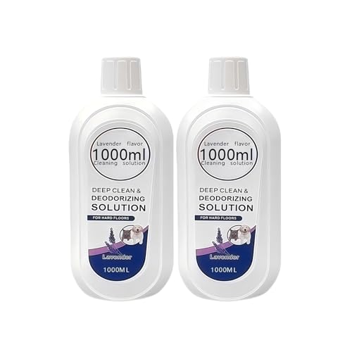 1000ml ラベンダー洗浄液、Tineco FLOOR ONE S3 S5Pro2COMBOS7Pro全シリーズ対応 ロボット掃除機用クリーニング液 アクセサリー 2個