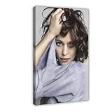 Exclusive Art Poster sur toile avec portrait de Rachel McAdams - D�coration murale pour salon, chambre � coucher - 40 x 60 cm