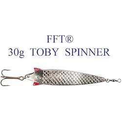 Carrete Pesca Cucharilla FFT 28 G Tobie Toby – Cucharilla Spinner señuelo mar caballa bacalao Pike pesca