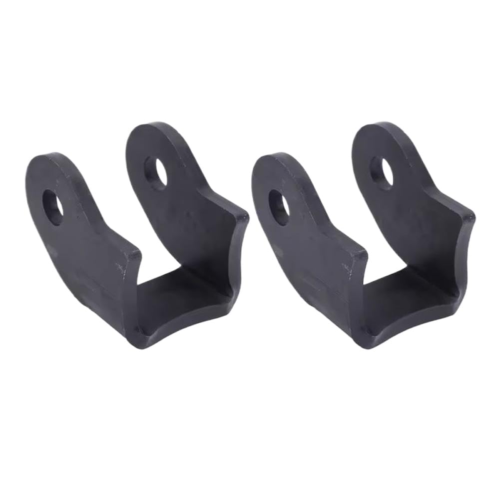 Xsktbpwue Onecolor 1 Pair Black Curved Weld On Rear Shock Mount Bracket Kit Compatible With Off Road Trailers