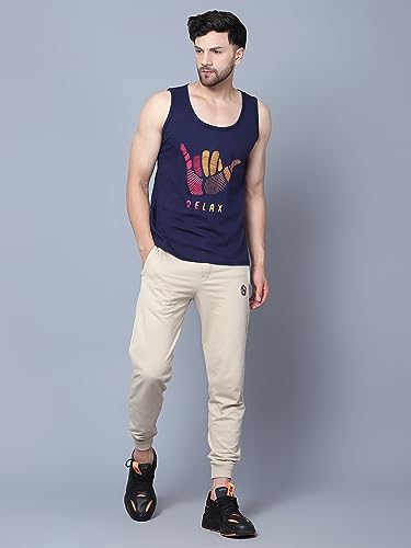 Image of Designer Men Vest Versatile Cotton Sando /Baniyan /Ganji for Boys - Perfect for Gym Workouts, Vacations, and Beaches