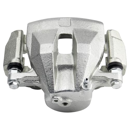 Image of TRQ Front Left Brake Caliper w /Bracket Drivers Side