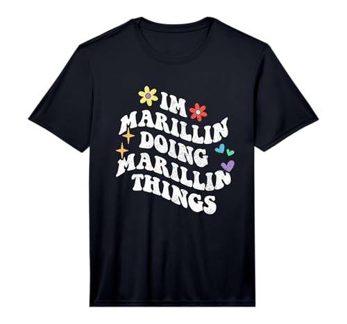 Retro Groovy Im Marillin Doing Marillin Things Funny Performance T-Shirt