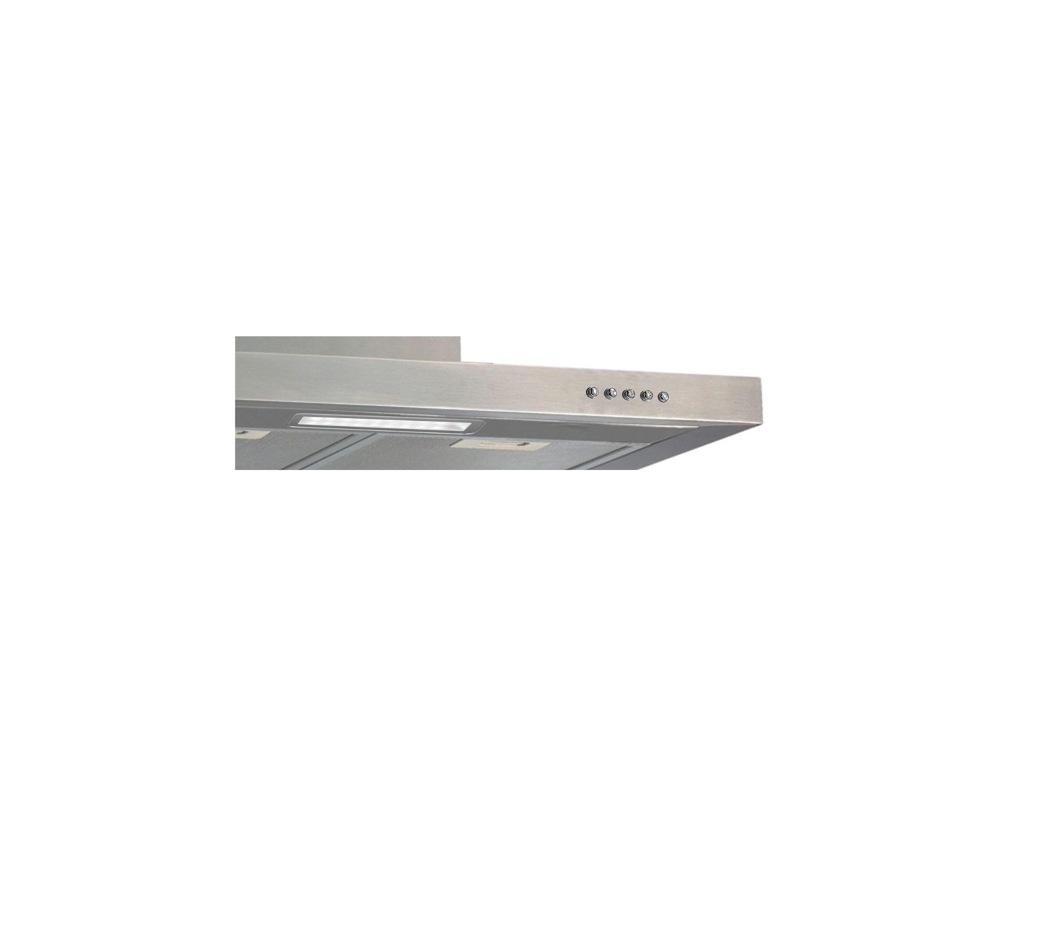 PKM 6004 W, cappa aspirante da parete, alloggiamento in acciaio inox, 60 cm, aria di scarico, 3 livelli di potenza, 69 dB, flusso d'aria 365 m³/h, illuminazione a LED