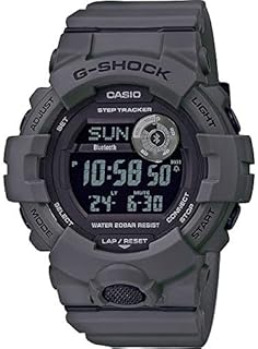 CASIO Herren Digital Quarz Uhr mit Resin Armband GBD-800UC-8ER