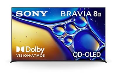 Sony BRAVIA 8 II 65 Inch TV, QD OLED, 4K Smart Google TV - (Renewed)