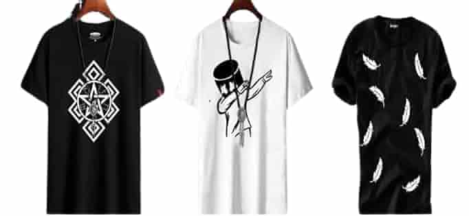 Buy Kyanshi Fashion Men's Polyester Printed Regular Fit