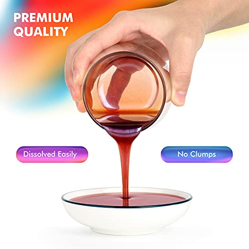 Chameleon Powder - 4 Colors Shift Mica Powder For Epoxy Resin, Pearl Pigment Powder For Painting, Soap Making, Bath Bombs, Candle Making, Cosmetics, Nail Polish,Slime #TOP7