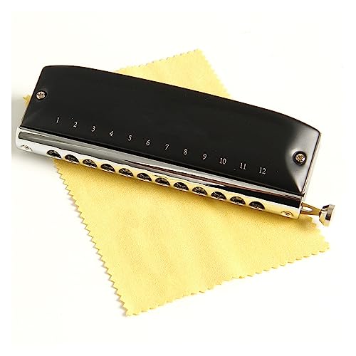 PacuM Harmonica par Instrument Clé Harmonica Chromatique 12 Trous 48 Tons C Armonica Bouche Harmonica Chromatique Harmonica - Les Beatles, Paul McCartney, John Lennon, RIngo Starr, George Harrison PacuM Harmonica par Instrument Clé Harmonica Chromatique 12 Trous 48 Tons C Armonica Bouche Harmonica Chromatique Harmonica – Image 5