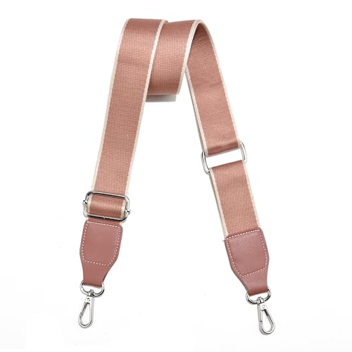 Image of Purse Straps Replacement Crossbody, Universal Wide Shoulder Strap for Bags Adjustable Straps for Handbags (Silvery Hardware)