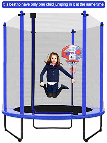 PILIN Durchmesser 1,5M x 1,6M Hochtrampolin f¨¹r den Innen- und Au?enbereich, Kinder zum Geburtstag, Weihnachtsjubil?um… – Bild 4