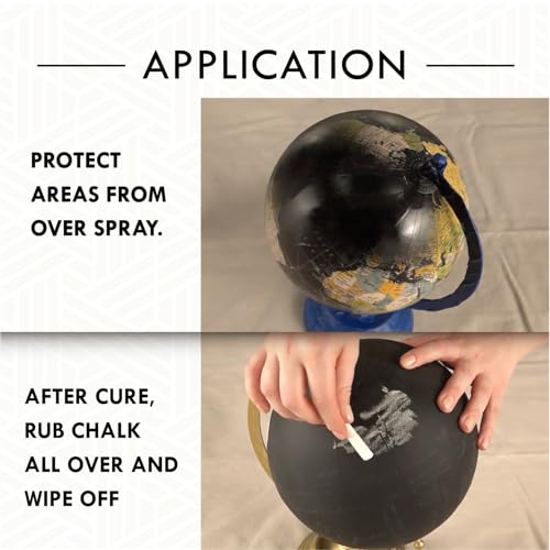 Rust-Oleum 1913830 Chalkboard Spray Paint, 11 oz, Black - image 7