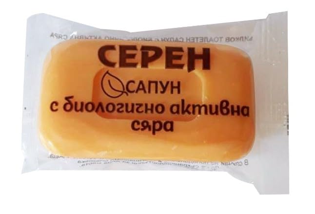 MILVA, jabón de azufre, 60 g