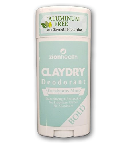 Clay Dry Bold Eucalyptus Mint Natural Deodorant, 2.8 Oz #TOP4