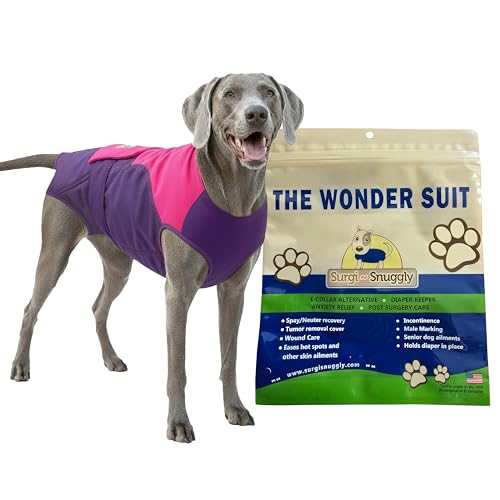 Surgi~Snuggly Disposable Dog Diapers Keeper - for Male and Female Dogs - Fits Puppies and Small Dogs to Adult Dogs - A Simple Solution to an Everyday Problem (P/P-MS-DK)