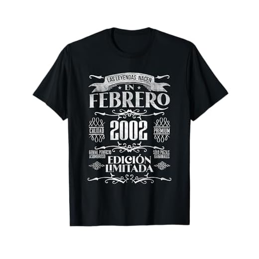 Las Leyendas nacen en Febrero de 2002 - 22 Años Cumpleaños Camiseta