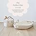 BEBE BASK Premium Baby Changing Basket - Artisan-Crafted Seagrass - Rope Handles - Changing Basket for Baby Dresser - All Accessories Included - Complete Set for Nursery (Natural)