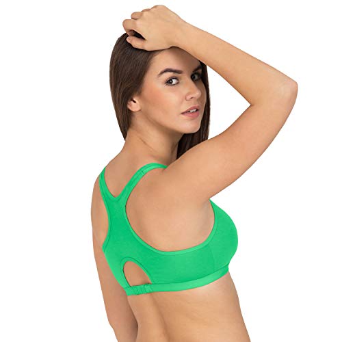 Image of Tweens - Lightly Padded Sports Bra - Racer Back - Wirefree - Full Coverage - Seamless Bra