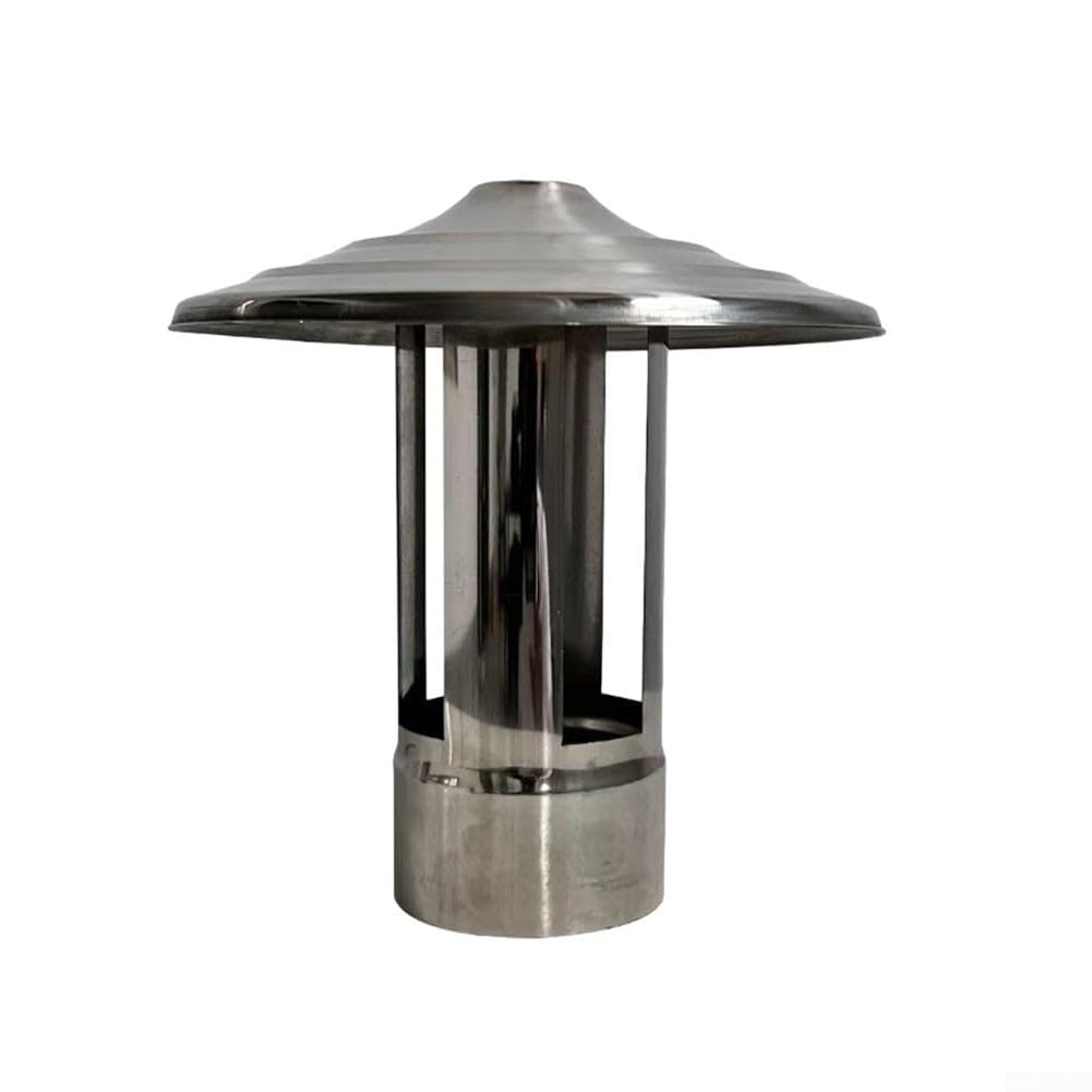 EJGMCNSGB Rain Cap and Ventilator Stainless Steel Chimney Cover for Enhanced Airflow (100MM)