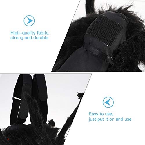 UKCOCO Cão Gato Aranha Halloween Pet Cosplay Roupas para Festa Halloween Pet Dress up Outfit Adereço