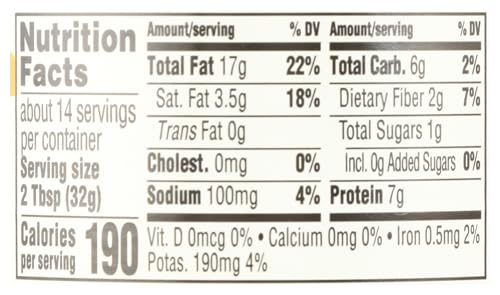 Image of 365 by Whole Foods Market, Organic Unsweetened Peanut Butter, 16 Ounce (Pack of 2)