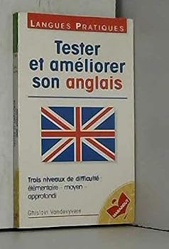 Paperback Tester et améliorer son anglais [French] Book