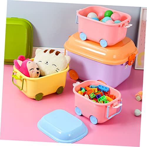 Vaguelly Children Toy Case Box Collection Pp Child With Cover Stuffed Toy Holder