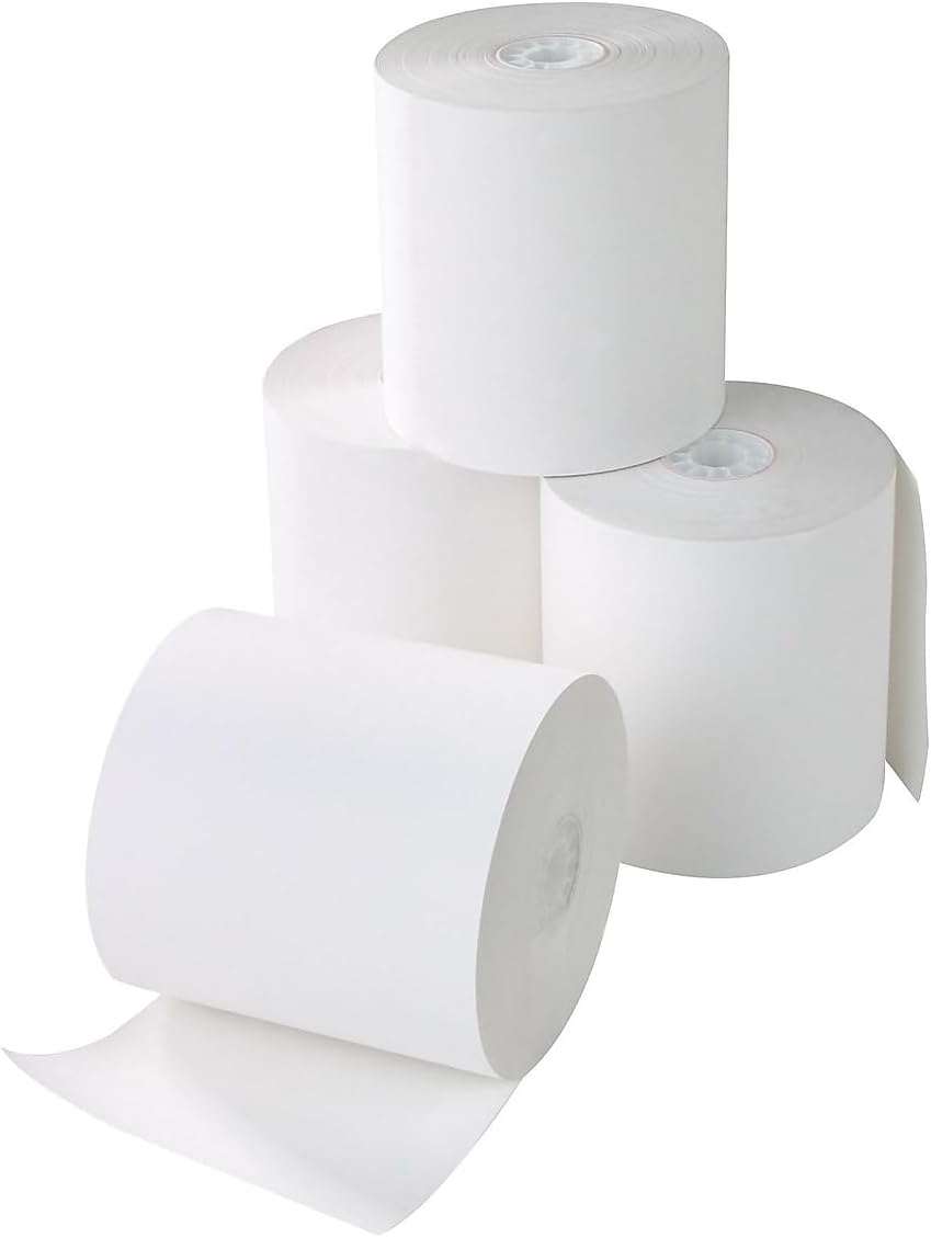 Staples 386659 Thermal Cash Register/Pos Rolls 3 1/8-Inch X 230-Ft 50/Carton (18296-Cc)