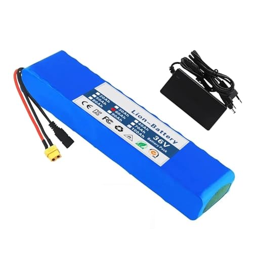 Batterie rechargeable 36V 60AH 10S3P lithium-ion pour vélo électrique et trottinette