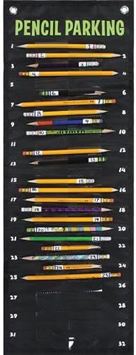 Really Good Stuff 164006 Pencil Solution Pocket Chart, Assorted