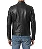 Decrum Men Leather Jacket - Casual Winter Stylish Real Lamsbkin Leather Jacket for Men, Joe - Black Men Leather Jacket, 3XL #2