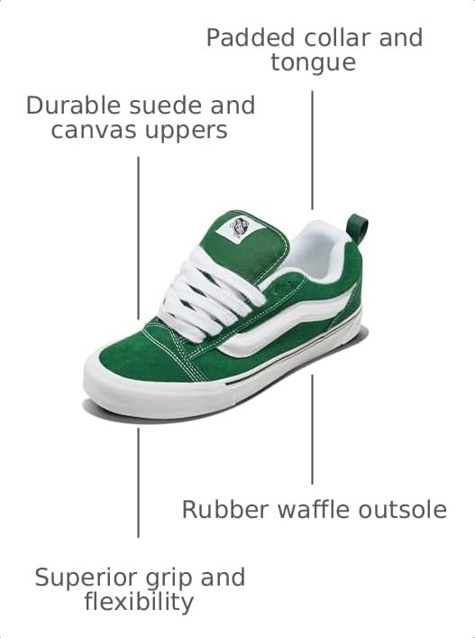 Image of Vans Unisex-Adult Knu Skool Shoe - '90s Retro Puffy Low-Top Fashion Sneakers for Men & Women