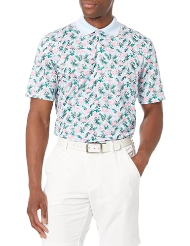 Image of Amazon Essentials Men's Regular Fit Golf Polo Shirt, Moisture-Wicking Quick Dry, Recycled Polyester, Short Sleeve